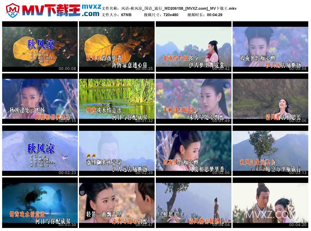 风语-秋风凉_国语_流行_MD206158